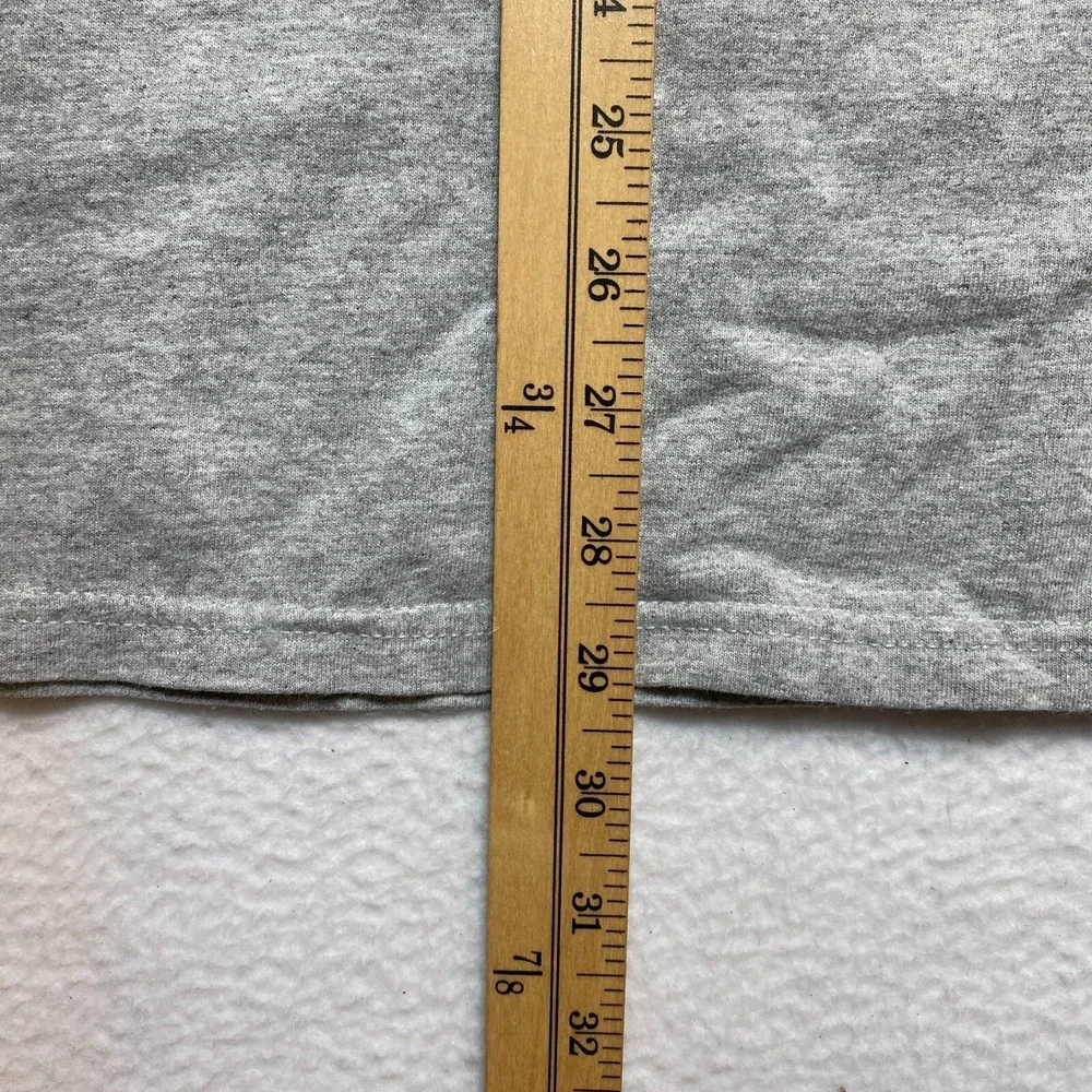 Benedictine T-Shirt Mens Large Gray Short Sleeve Crew Neck